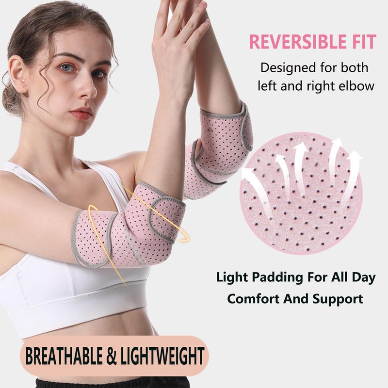 CINLITEK ‌ Adjustable Elbow Brace for Men & Women - Instant Pain Relief for Tennis Elbow, Golfer’s Elbow, Tendonitis & Arthritis - Advanced Support for Weightlifting, Gym, Sports Injury Recovery & Daily Use - Image 3